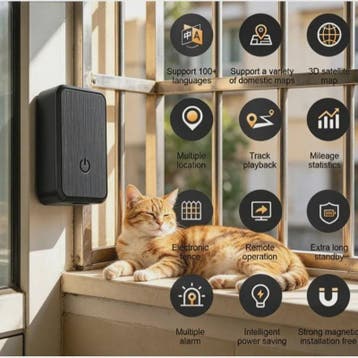 Mini GPS Tracker: Veiligheid en Vinden voor Auto, Kinderen,, Verzenden, Nieuw