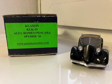 Klaxon 1:43 - Modelauto - Alfa Romeo Pescara Spyder 36, Nieuw