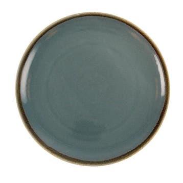 Borden | KILN | Porselein | Blauw | 4 Stuks | Ø280mm Olympia, Verzenden, Nieuw in verpakking