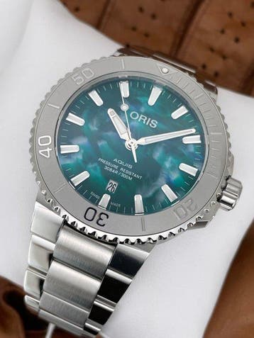 Oris - Aquis Date X Bracenet Automatic - Zonder minimumprijs, Nieuw