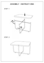 SALONTAFEL CEBU CM 75X55X46,5, Ophalen of Verzenden, Nieuw