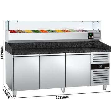 GGM Gastro | Pizzawerkbank PREMIUM - 2000x800mm - met |, Verzenden, Nieuw in verpakking