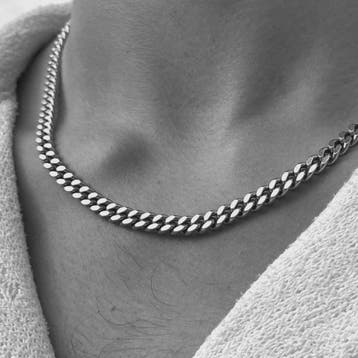 Vnox RVS Kubaanse Ketting voor Heren & Dames - 3/5/7/9mm Bre, Verzenden, Nieuw