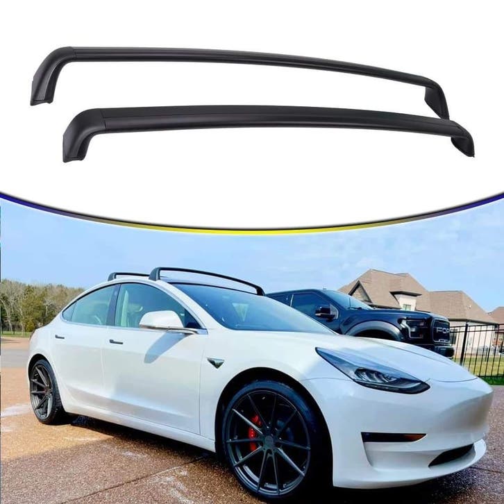 Tesla Model 3 Dakdragerset Model-3 T-profiel wingshape, Auto diversen, Dakdragers, Nieuw, Ophalen of Verzenden
