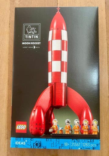 Lego Set - 21367 - Ideas (CUUSOO) - Tin Tin (Kuifje) Moon, Kinderen en Baby's, Nieuw