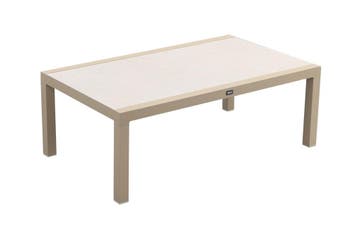 VDG Atlanta loungetafel 120x70 cm. - Latte, Verzenden, Nieuw, Rond, Overige materialen