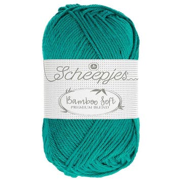 Scheepjes Bamboo Soft - 258 jade lapis - Bamboe/Katoen Gar, Hobby en Vrije tijd, Ophalen of Verzenden, Nieuw