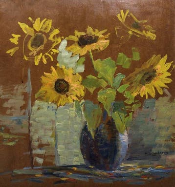 Hilde Laekens (c. 1960) - Les Tournesols