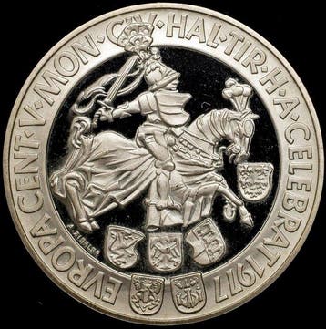 Oostenrijk. 100 Schilling 1977 - Münzstätte Hall / Proof
