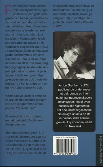 Fantoompijn - Arnon Grunberg 9789038826998, Verzenden, Gelezen, Arnon Grunberg