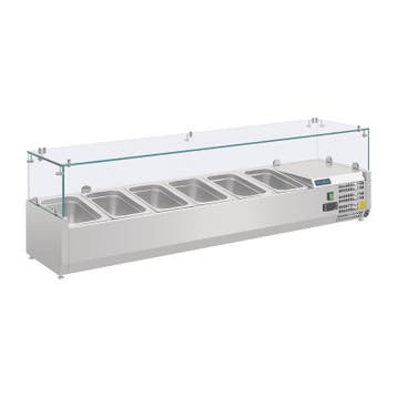 Polar G-serie koelvitrine 6x GN 1/4, Verzenden, Nieuw in verpakking, Koelen en Vriezen