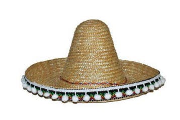 Mexicaanse sombrero kind naturel, Ophalen of Verzenden, Nieuw
