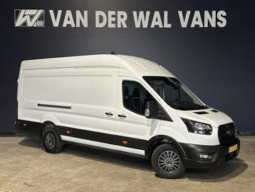 Ford Transit 2.0 TDCI 130pk L4H3 Jumbo Euro6 Airco | Camera, Stof, Gebruikt, Wit, Dealer onderhouden