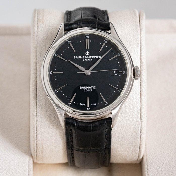Baume & Mercier - Clifton Baumatic 5 Days Automatic -, Sieraden, Tassen en Uiterlijk, Horloges | Heren
