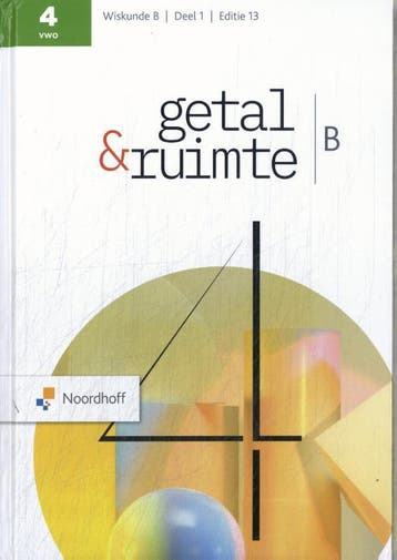 Getal amp Ruimte ed 13.0 vwo B 1 leerboek deel 9789001064853, Verzenden, Zo goed als nieuw