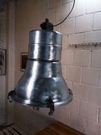 Plafondlamp - Vintage-fabriekslamp - Aluminium, Staal,