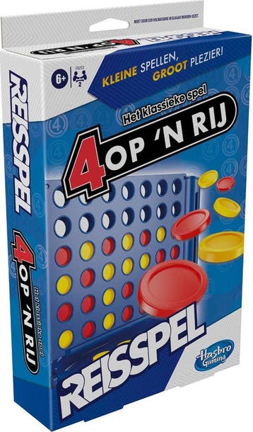 Vier Op N Rij - Reisspel | Hasbro - Reisspellen, Hobby en Vrije tijd, Verzenden, Nieuw