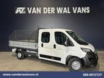Peugeot Boxer | 2.0 BlueHDI 130pk Pick up Dubbel Cabine Open, Auto's, Gebruikt, Euro 6, Wit, Dealer onderhouden