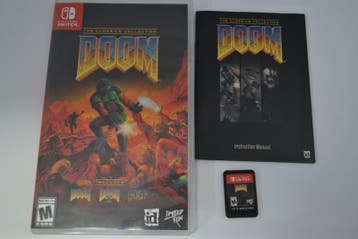 Doom The Classics Collection (SWITCH USA), Spelcomputers en Games, Verzenden, Zo goed als nieuw