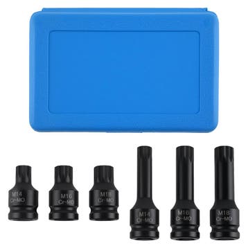 6 Spline Anti-Theft Impact Bits geschikt voor VW Golf Sha..., Verzenden, Nieuw