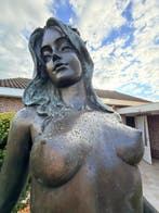 Sculptuuur voor buiten, Fontein - 195 cm - Brons