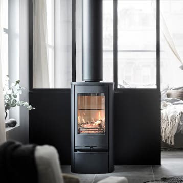 Contura 810 Style zwart showmodel, Huis en Inrichting, Kachels, Zo goed als nieuw, Hout, Vrijstaand, Houtkachel