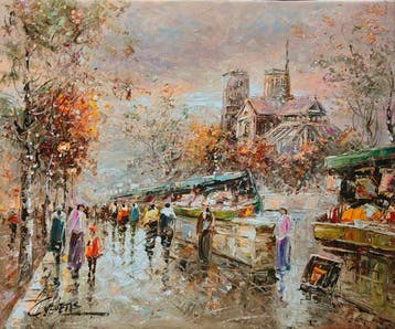 Christof Vevers (1962) - Paris, Lumière d’Automne
