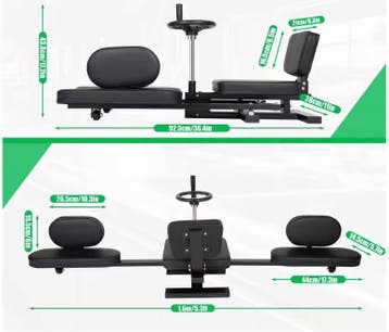 Beenspreider Stretchmachine met 180° Verstelbare Hoek, Sport en Fitness, Verzenden, Nieuw