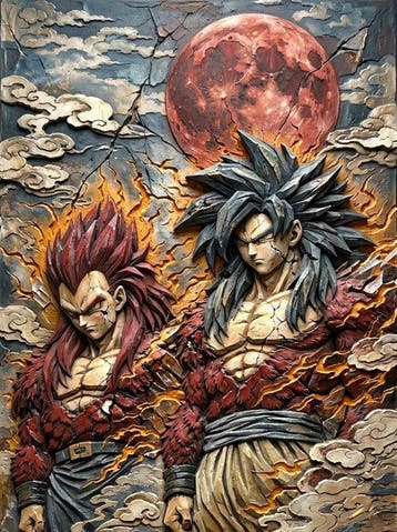 Makayhos - [Canvas] Saiyan Kings – Primal Rage, Nieuw