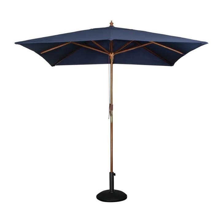 Bolero vierkante donkerblauwe parasol 2,5 meter, Zakelijke goederen, Horeca | Meubilair en Inrichting, Verzenden