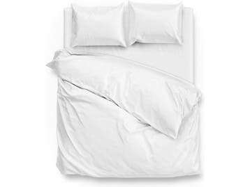 Zohome Dekbedovertrek Satinado - Effen Bedlinnen - 200x220 -, Verzenden, Nieuw