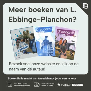 4 vwo / D accord! / cahier - L. Ebbinge-Planchon, Verzenden, Gelezen, L. Ebbinge-Planchon