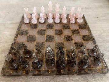 Schaakspel - Kwarts en hars