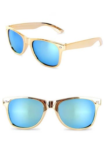 Blues brother bril goud met spiegelglas, Ophalen of Verzenden, Nieuw