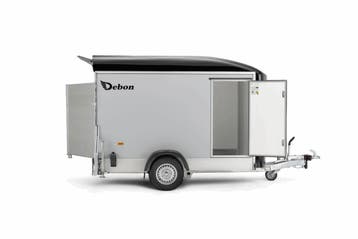 Debon Roadster C300 Aluminium  + zijdeur Gesloten, Auto diversen, Aanhangers en Bagagewagens, Ophalen of Verzenden, Nieuw