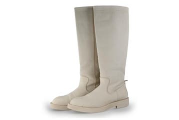 Zara Laarzen in maat 40 Wit, Kleding | Dames, Schoenen, Hoge laarzen, Verzenden, Zo goed als nieuw, Wit