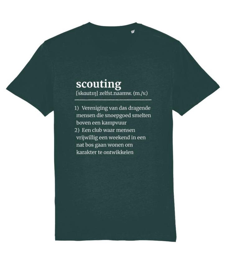 Scouting Woordenboek T-shirt, Kleding | Heren, T-shirts, Nieuw, Verzenden