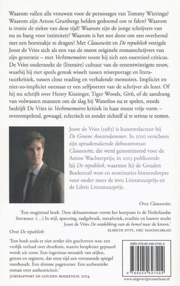 Vechtmemoires 9789044627404 Joost de Vries, Boeken, Verzenden, Gelezen, Joost de Vries