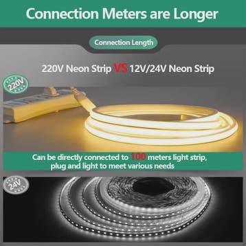 20 Meter Flexibele LED Neon Strip - 220V IP67 Waterdicht - Z, Verzenden, Nieuw