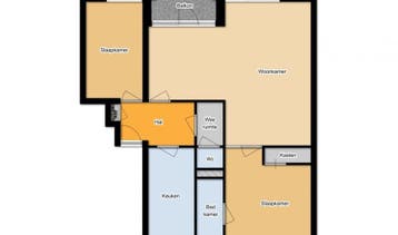 Te Huur 2 Kamer Appartement Blaauwstraat In Rotterdam, Huizen en Kamers, Rotterdam, Direct bij eigenaar, Appartement, Rotterdam