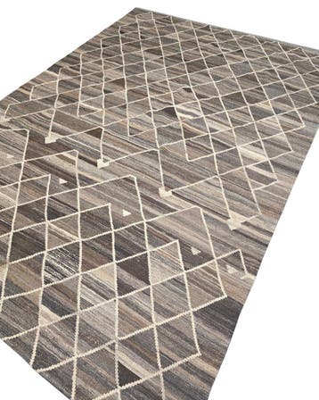 Tribal KelimIran 285x200 handgeweven wollen vloerkleed, Huis en Inrichting, 200 cm of meer,  Perzisch tapijt kelim killim wollen vloerkleed handgeknoopt 