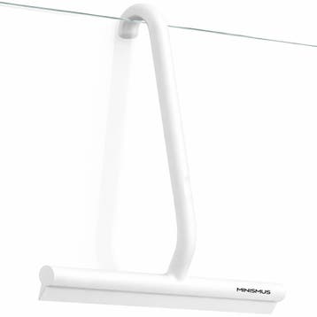 Douchewisser 21 cm met ingebouwde ophanghaak en wit, Nieuw