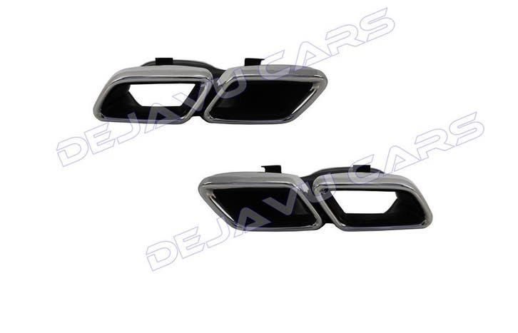 AMG Look Uitlaat tips voor Mercedes Benz C-Klasse W205, Auto diversen, Tuning en Styling, Ophalen of Verzenden