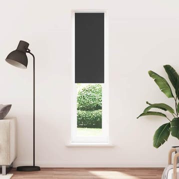 vidaXL Rolgordijn verduisterend 55x210cm stofbreedte 50,7 cm, Verzenden, Nieuw, Zwart