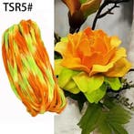 Nylon Multitone voor het maken van bloemen Geel Oranje Groen, Ophalen of Verzenden, Nieuw