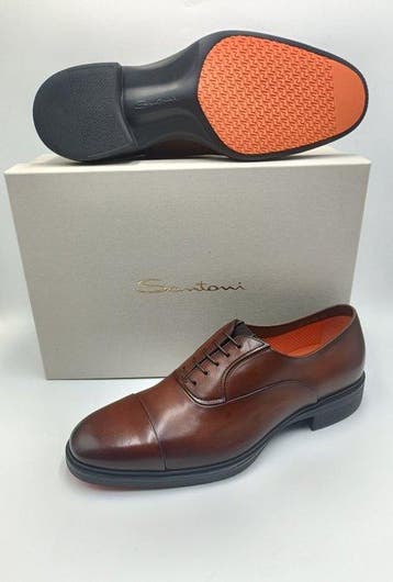 Santoni - Veterschoenen - Maat: EU 40 - Nieuw in doos, Nieuw