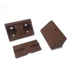 Hoekverbinder met afdekplaatje - bruin, Ophalen of Verzenden, Nieuw