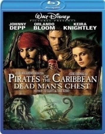 Pirates Of The Caribbean Dead Mans Chest (Blu-ray), Verzenden, Gebruikt