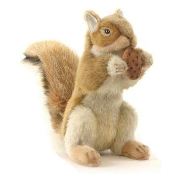 Hansa eekhoorn knuffel - pluche - 22 cm - zacht dier, Verzenden, Nieuw