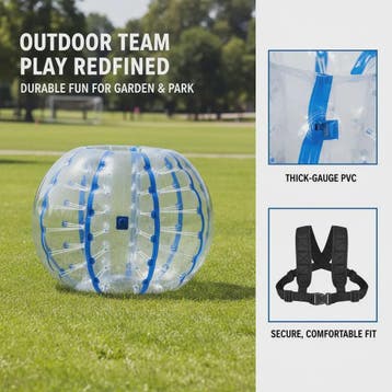 Opblaasbare Bumperbal 1.2m Diameter - Dik PVC | Leuk voor Sp, Verzenden, Nieuw